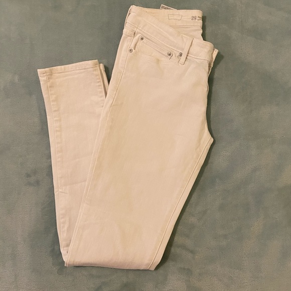 Levi’s White Demi Curve Modern Rise Skinny - Picture 1 of 7
